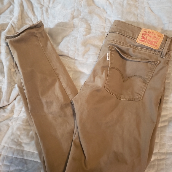 Levi pants size 28. Olive color - Picture 3 of 3